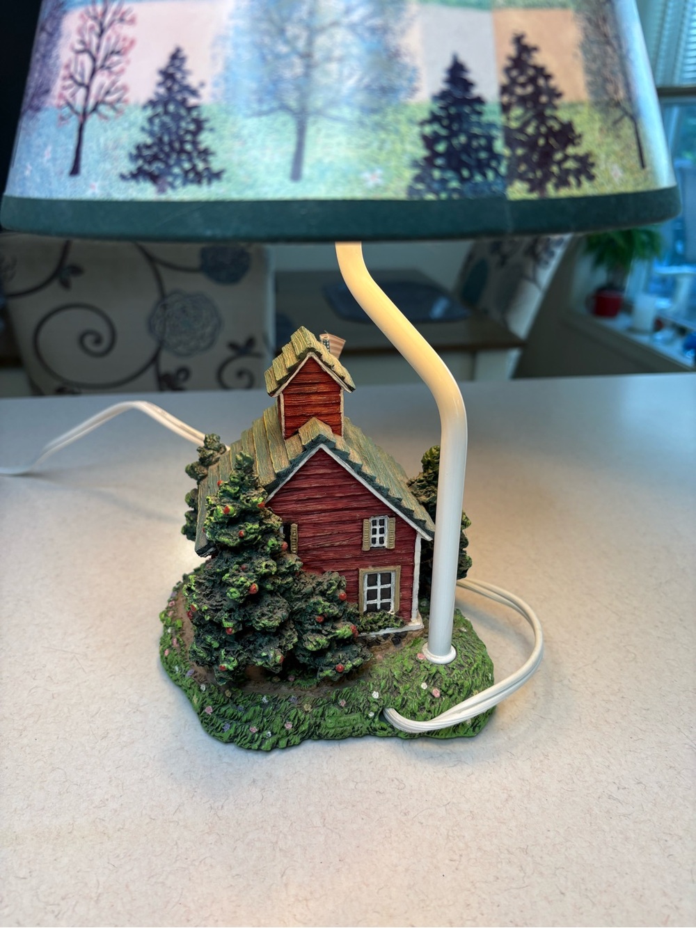 Country Schoolhouse Table Lamp By Susan Winget - Picture 7 of 11